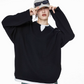 Henry Neck Long Sleeve Top ICM0078