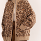 Leopard Print Knit Cardigan ASG0057