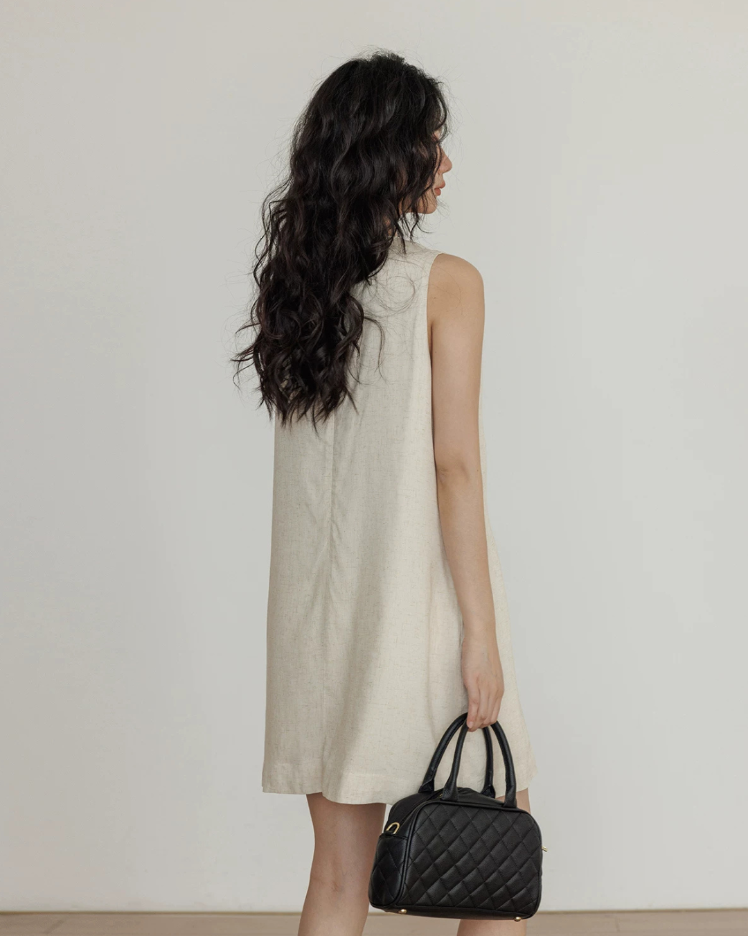 Sleeveless Tiered Mini Dress VAS0202