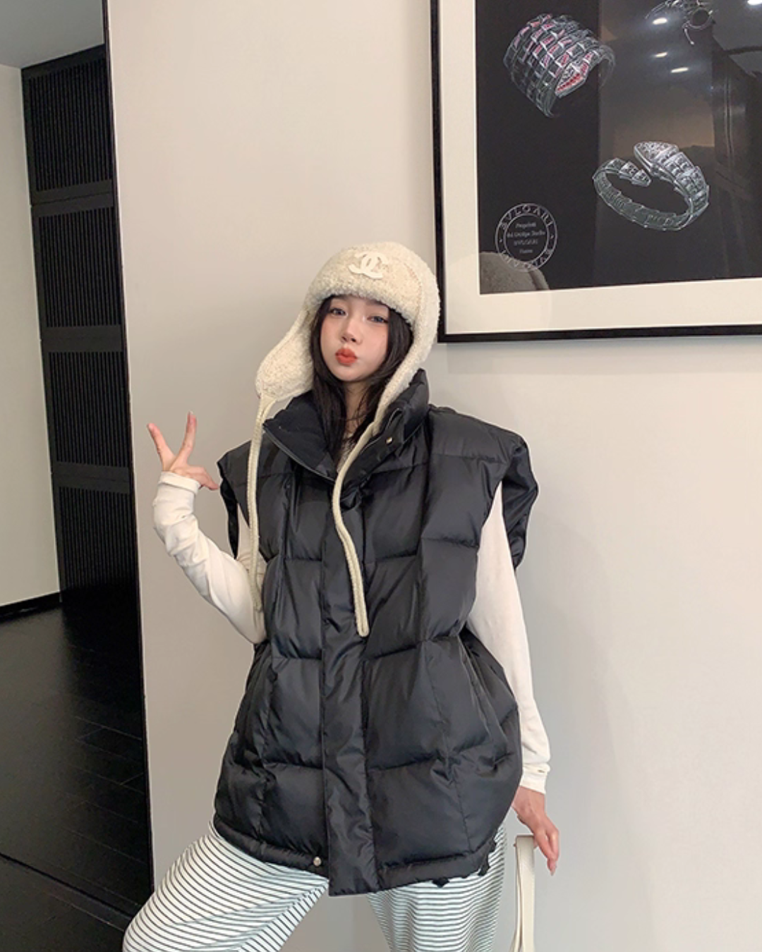 Stand Collar Down Vest YLS1006