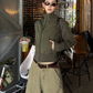 Knit Panel Quilted Knit Jacket WWP0019
