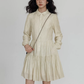 Polo Collar Long-Sleeve Dress VAS0190