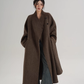 Scarf Design Long Wool Coat SRS0409
