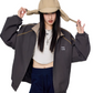 Double Zip Nylon Jacket ICM0086