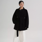 Stand Collar Mid-Length Coat SRS0355