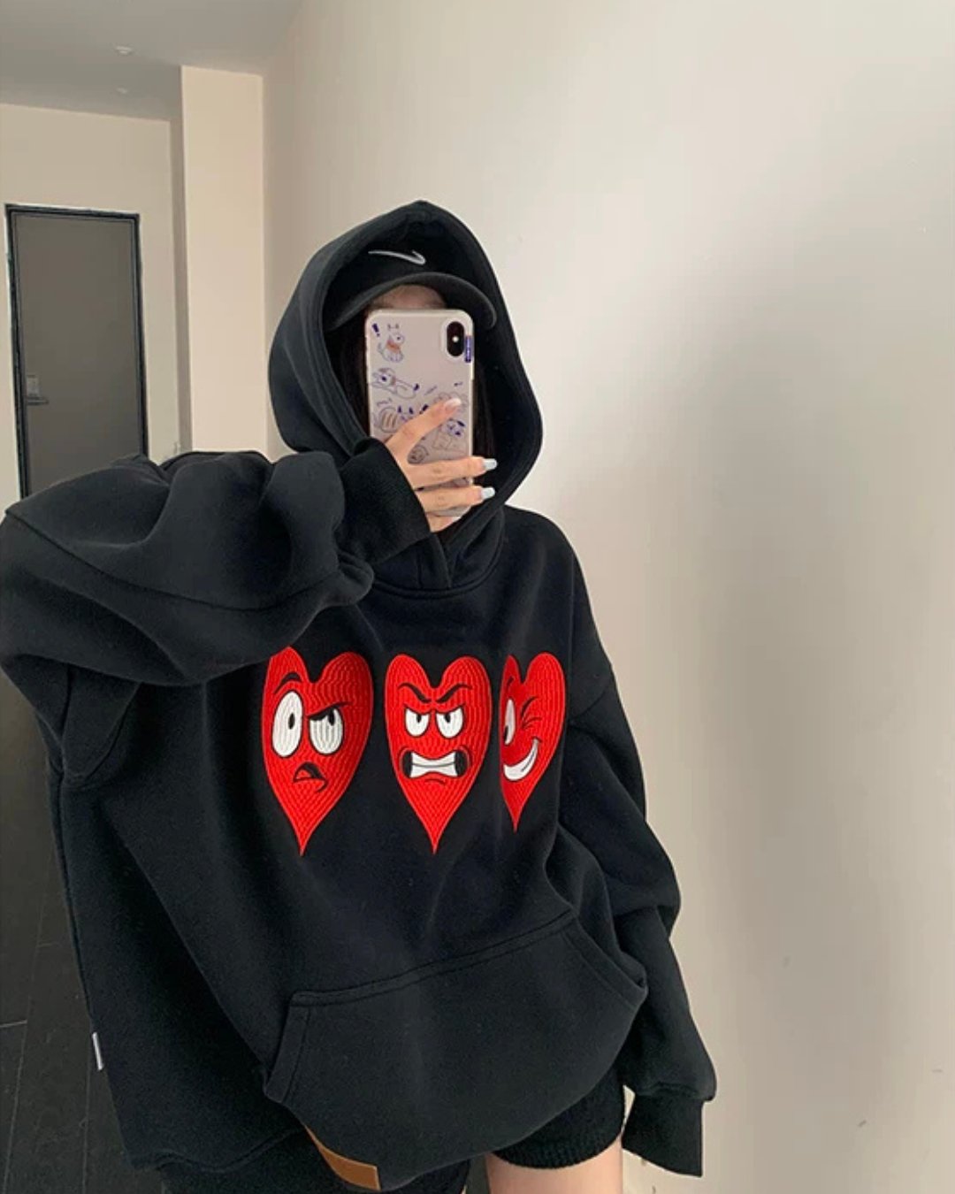 Heart Cartoon Hoodie YLS1073