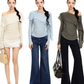 Off-Shoulder Long-Sleeve Top BGS0051