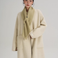 Scarf Collarless Coat SRS0412