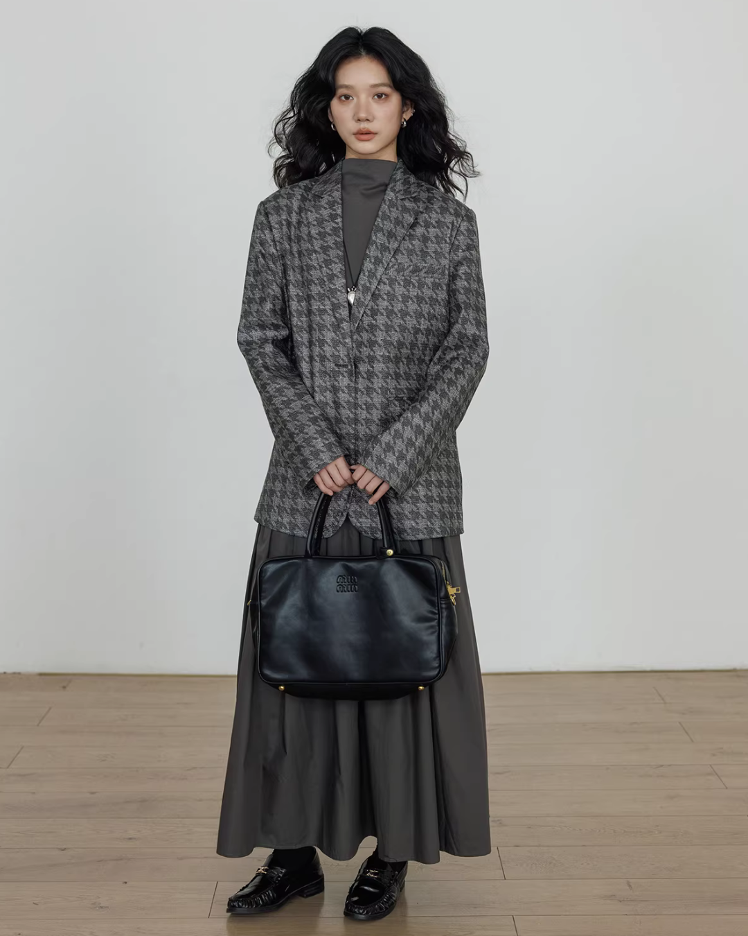 Half-Turtleneck Long Dress VAS0185