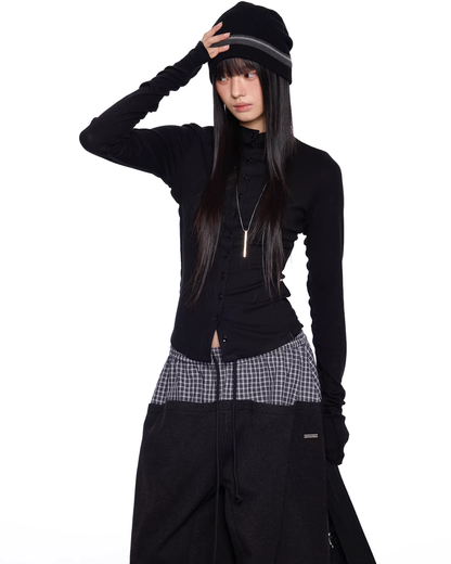 Slim-Fit Layer Top EZK0092
