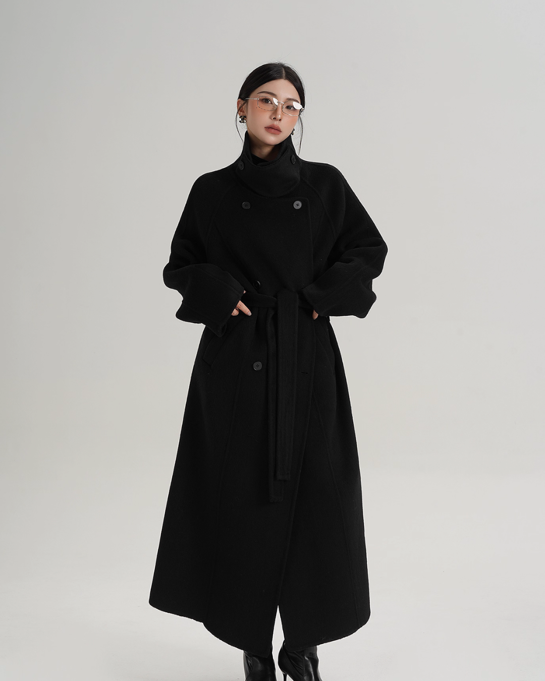 Elegant Long Wool Coat SRS0365