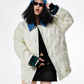 Color Block Collar Down Jacket ICM0108