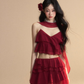 Chiffon Ruffle Tops / Chiffon Skirts LAS0019