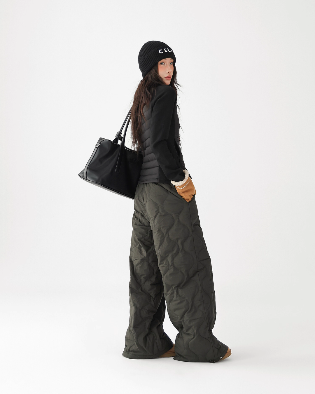 Quilted Loose Casual Pants ACS0341