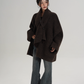 Collarless Wool Coat SRS0367