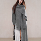 Scarf Collar Wool Coat WDB0004
