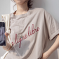 Cursive Logo Loose T-Shirt VNS0008