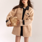 Denim Shearling Casual Coat  ASG0050