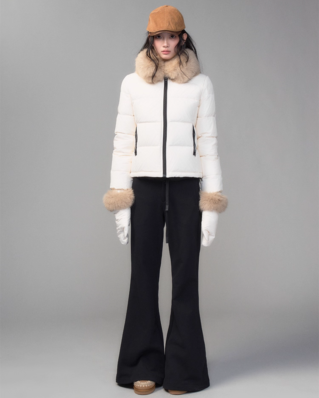 Fur Collar Down Jacket TRK0005