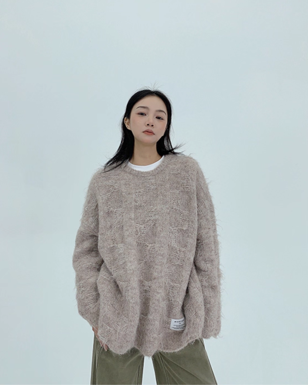 Mohair Touch Knit Top YLS0969