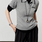 Polo Collar Knit Top LLA0489