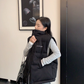 Stand Collar Cotton Down Vest YLS1012