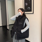 Stand Collar Cotton Down Vest YLS1012