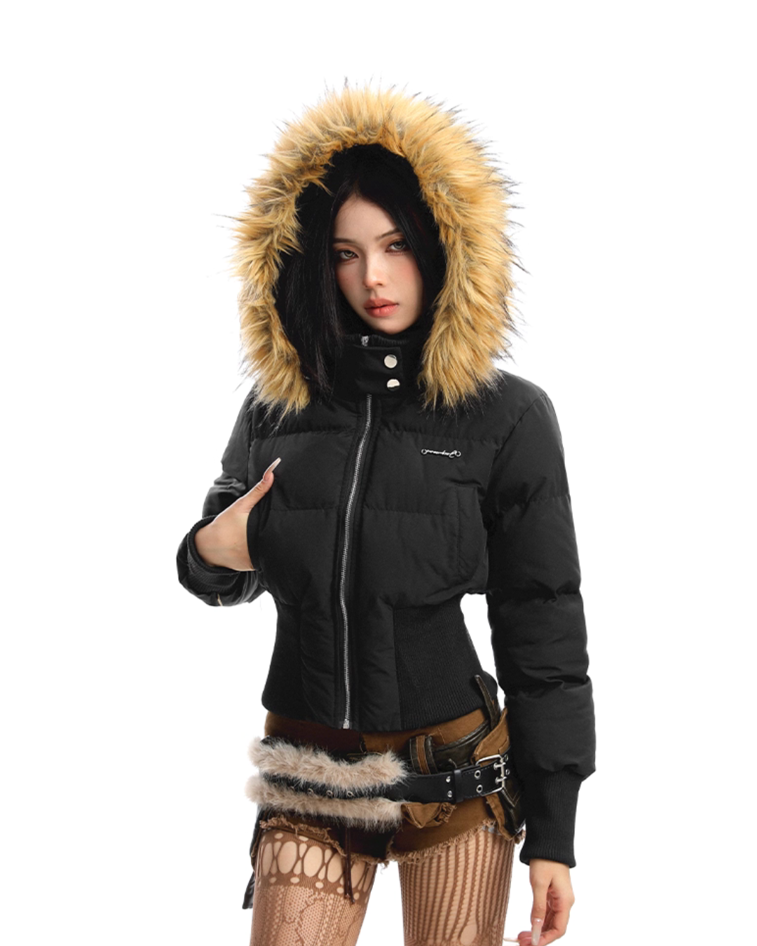 Fur Down Short Jacket BGS0039