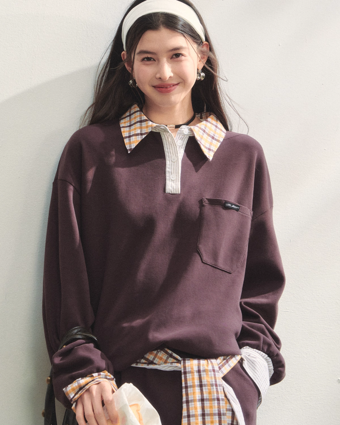 Paid Collar Polo Knit / Mini Skirt ASG0072