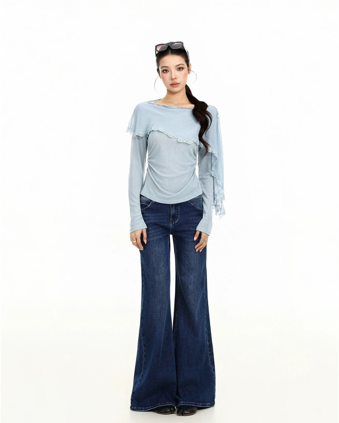 Off-Shoulder Long-Sleeve Top BGS0051