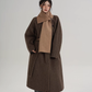 Scarf Design Long Wool Coat SRS0409