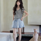 French Sleeve Knit Top SMS0027
