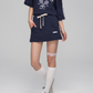 One Shoulder Sweat Top / Sweat Mini Skirt ASG0044