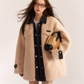 Denim Shearling Casual Coat  ASG0050