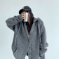 Hooded Knit Cardigan YLS0488