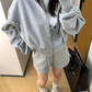 Pearl Cropped Hood Jacket YLS0832