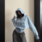 Napoleon-Style Zip-Up Hoodie YLS1071