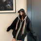Colorful Drawcord Zip-Up Hoodie YLS1075