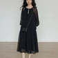 Feminine Tiered Long Dress VAS0197