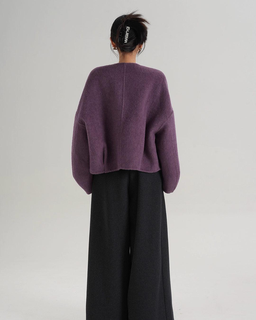 Crew Neck Knit Cardigan SRS0369