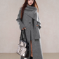 Scarf Collar Wool Coat WDB0004