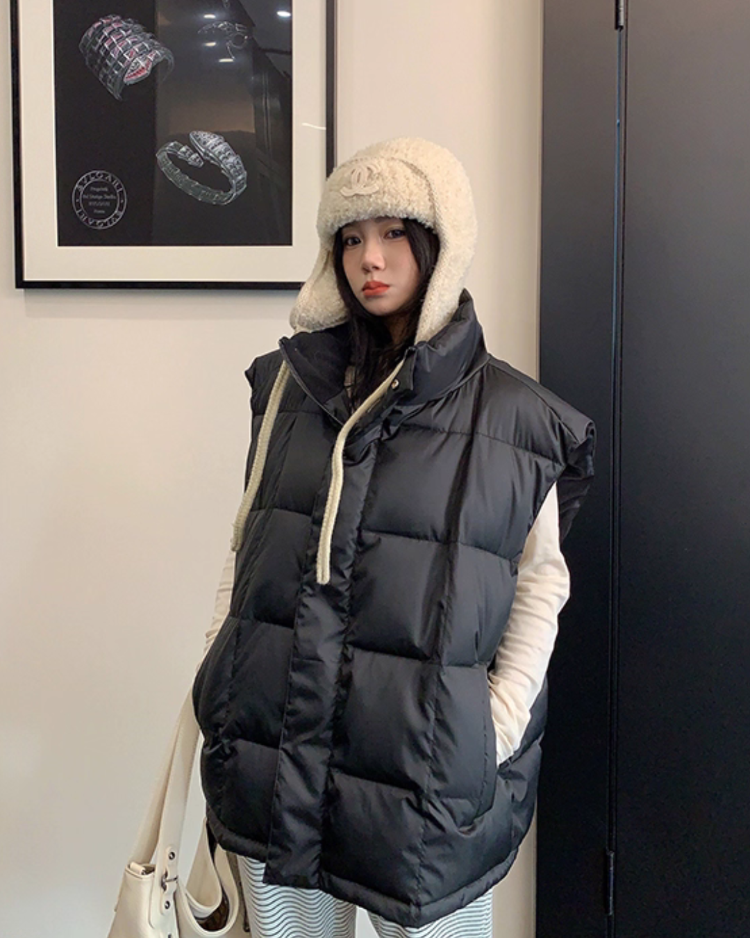 Stand Collar Down Vest YLS1006
