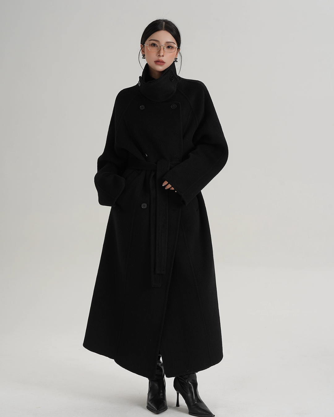 Elegant Long Wool Coat SRS0365