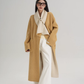 Scarf Collarless Coat SRS0412