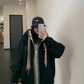 Colorful Drawcord Zip-Up Hoodie YLS1075