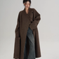 Scarf Design Long Wool Coat SRS0409