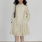Polo Collar Long-Sleeve Dress VAS0190