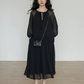Feminine Tiered Long Dress VAS0197
