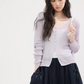 V-neck summer knit cardigan CHS0004