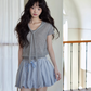 French Sleeve Knit Top SMS0027